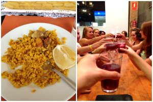 First paella y sangria!